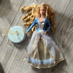 1997 Sleeping Beauty Barbie Doll Children’s Collector Series #18586 w/stand